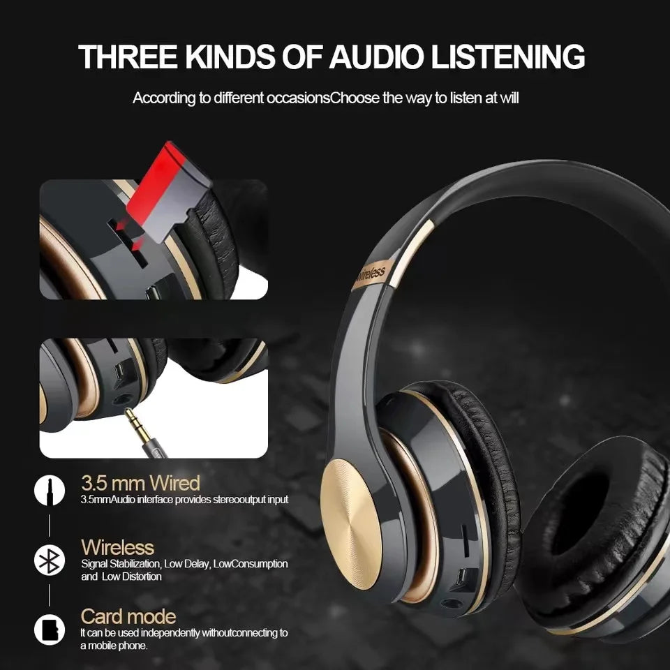 5.0 Gaming T5 Music Foldable Headphones