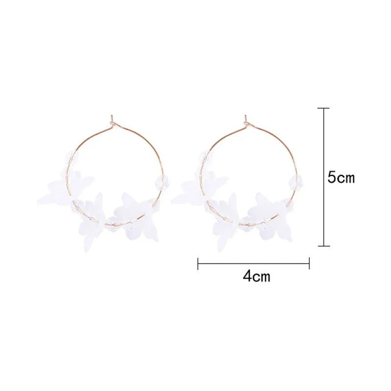 Flower handmade bohemia boho earrings