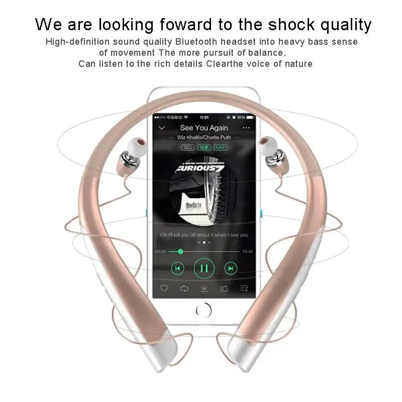 Sports Stereo Bluetooth Neck-mounted