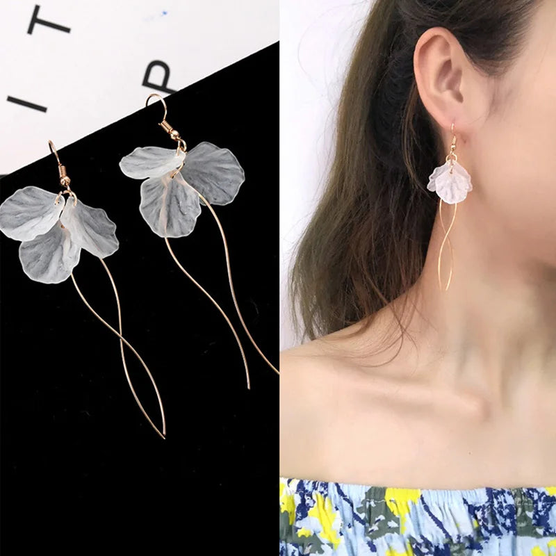 Flower handmade bohemia boho earrings