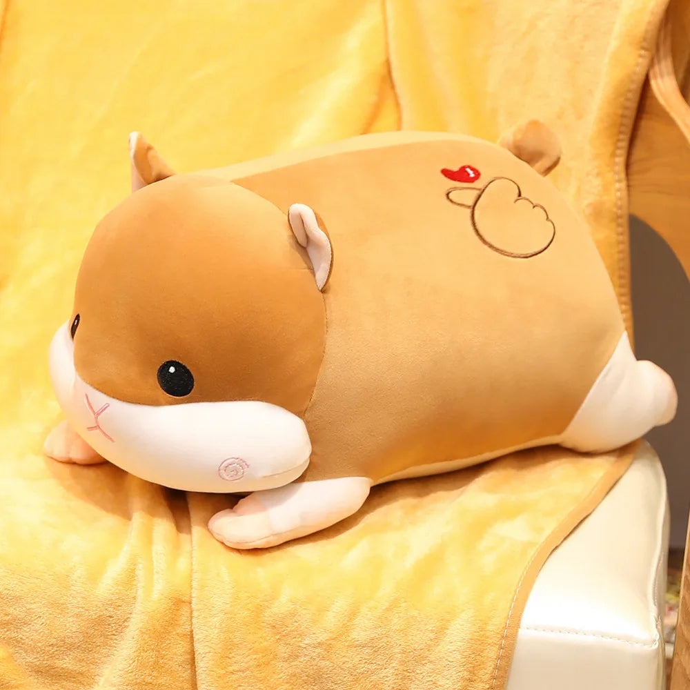 Kawaii Hamster Pig Plush Animal Pillow