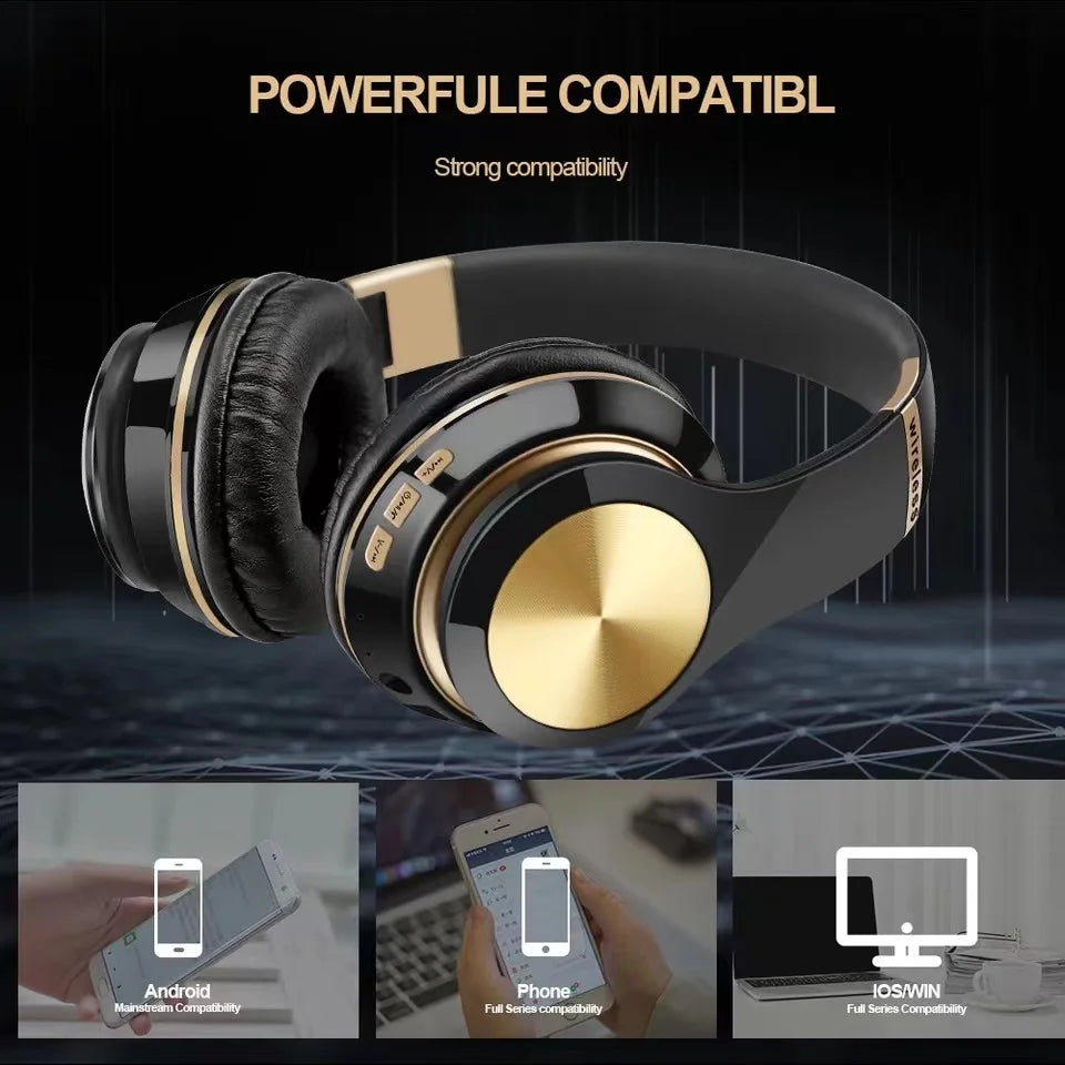 5.0 Gaming T5 Music Foldable Headphones