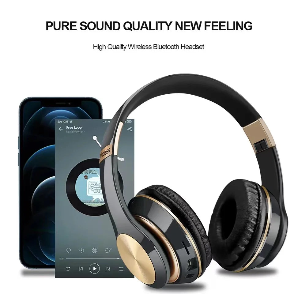 5.0 Gaming T5 Music Foldable Headphones