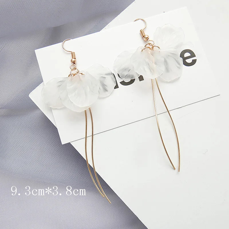 Flower handmade bohemia boho earrings