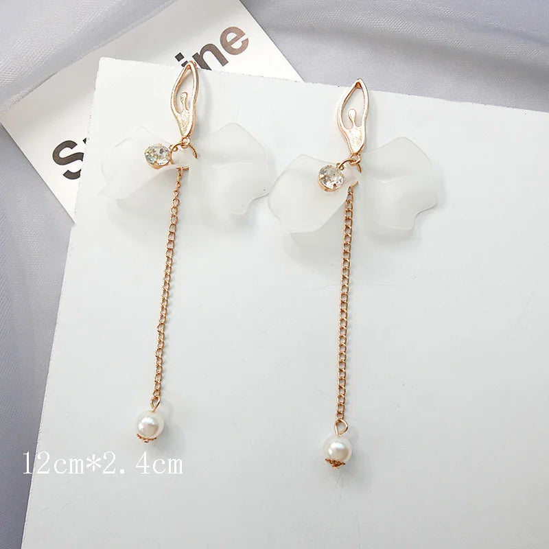 Flower handmade bohemia boho earrings