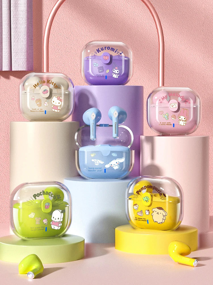 Kuromi Kawaii Wireless Headphones - Hello Kitty