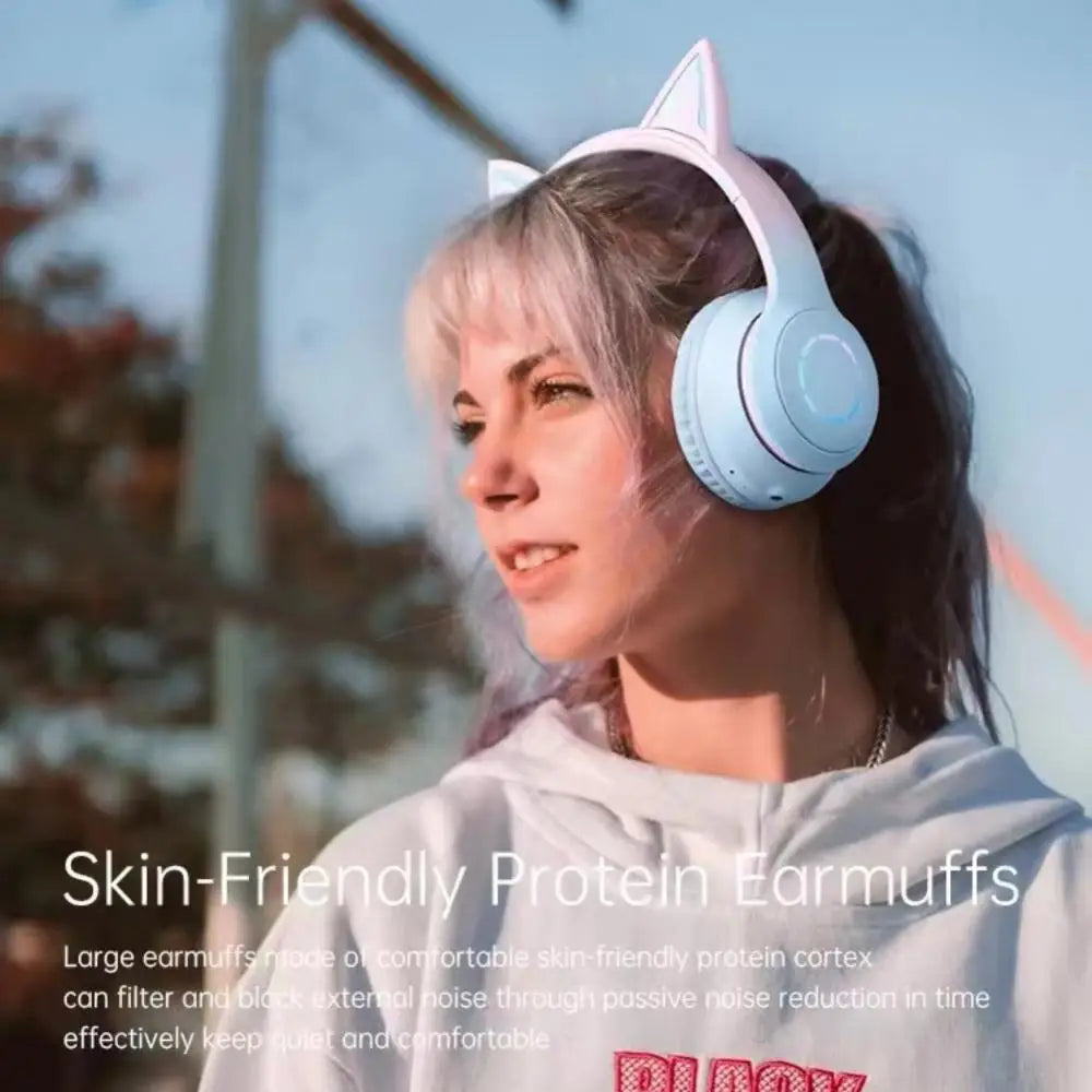 Kawaii Cat Ear Headphones