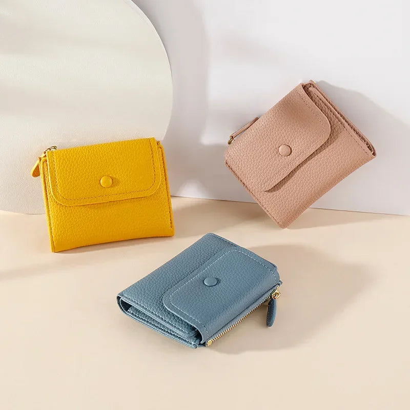 Small Pu Leather Wallet Coin Purse