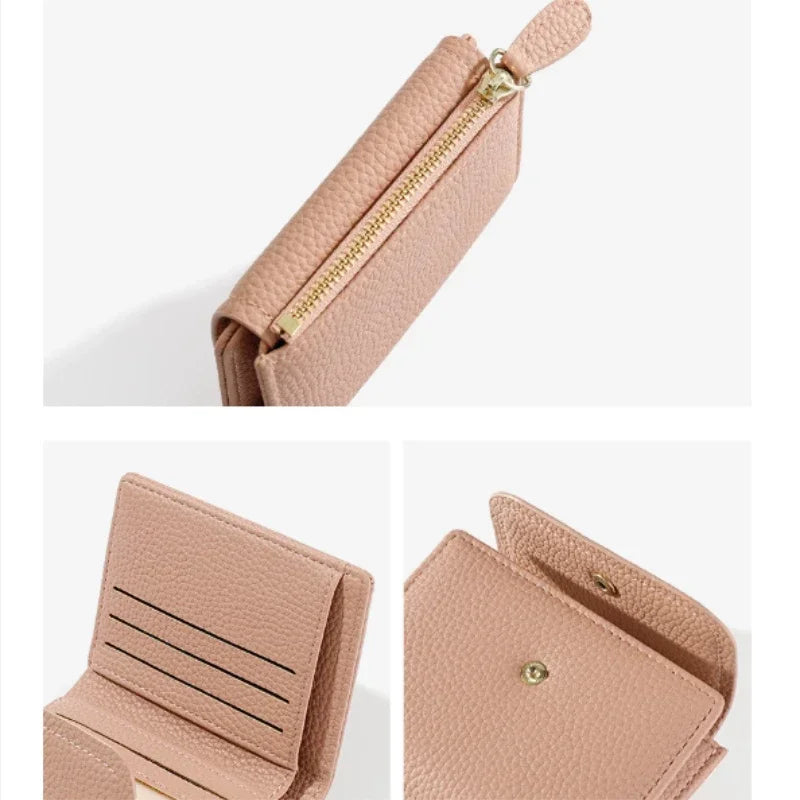 Small Pu Leather Wallet Coin Purse