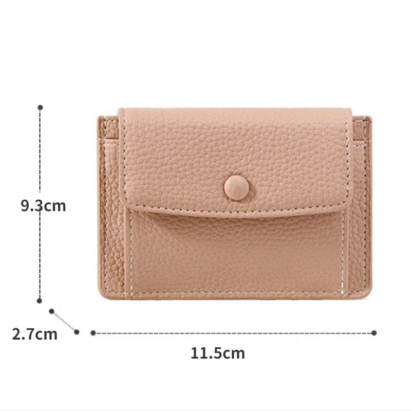 Small Pu Leather Wallet Coin Purse