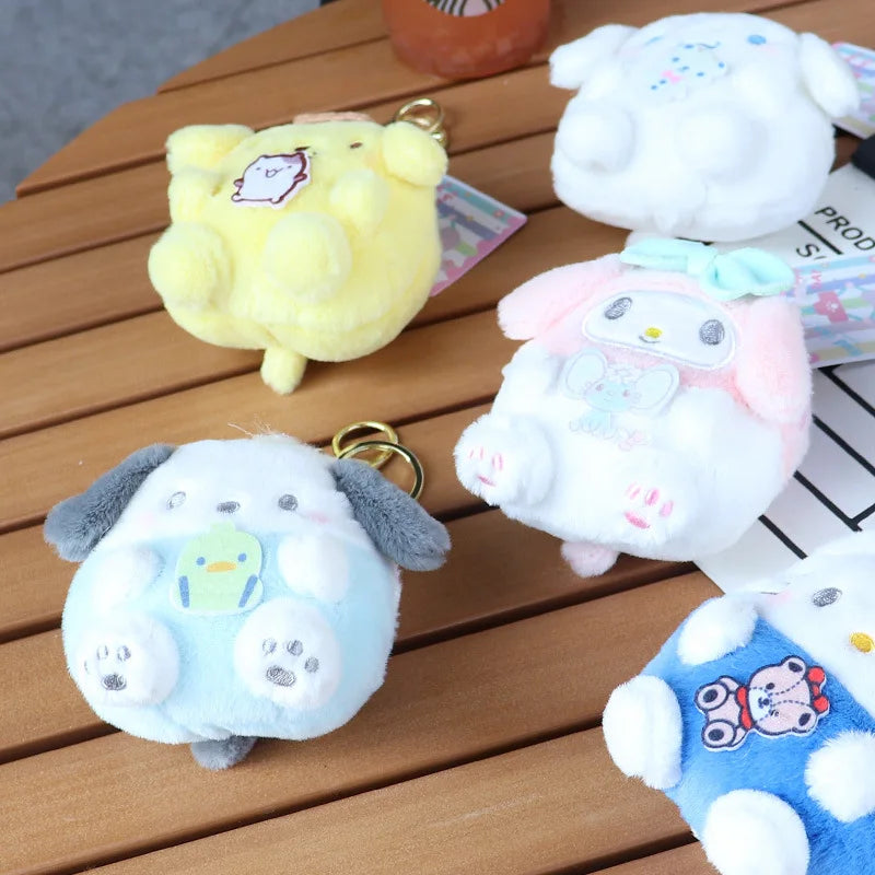 Sanrio Melody Plush Purse Keychain Hello Kitty