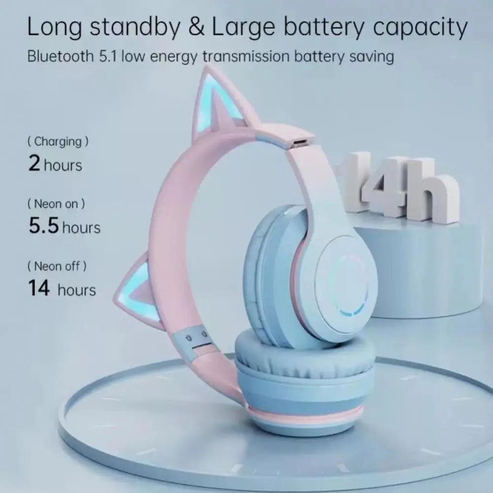 Kawaii Cat Ear Headphones
