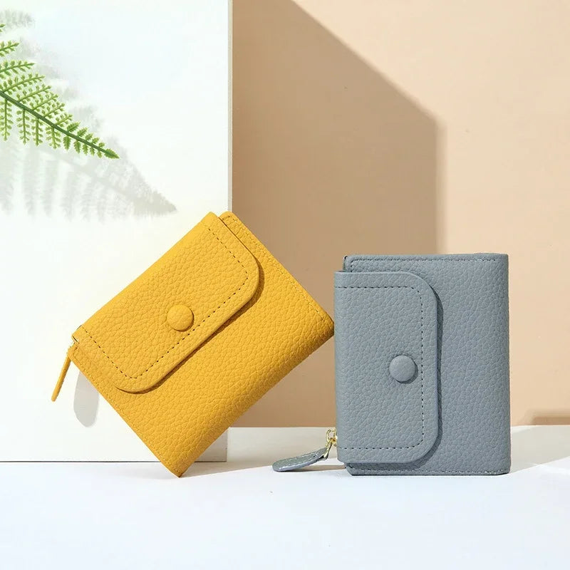 Small Pu Leather Wallet Coin Purse