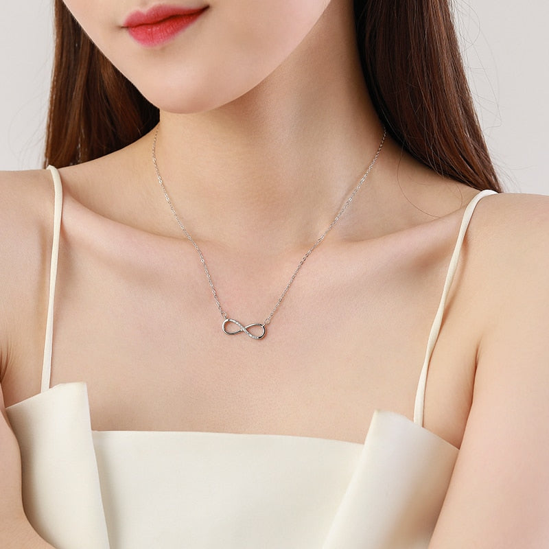 925  Silver Infinity Pendant Necklace