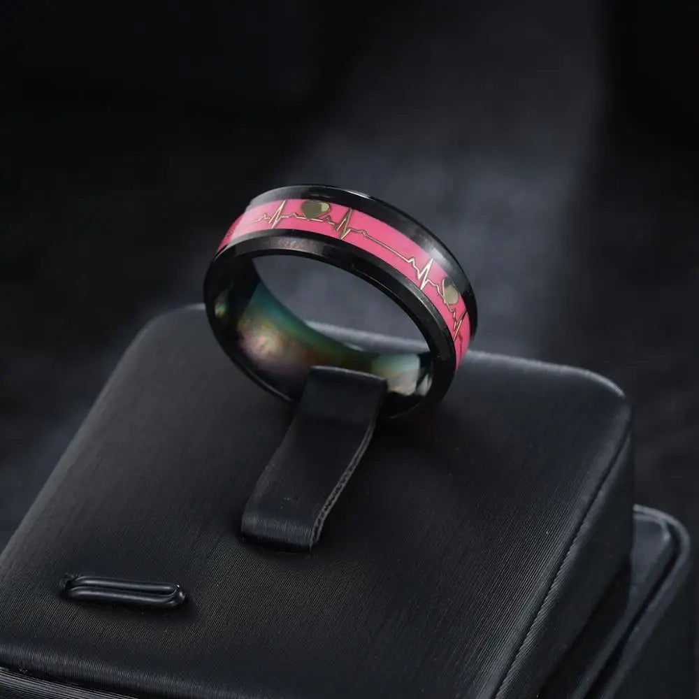 Luminous Mood ECG Carbon Fiber Rings