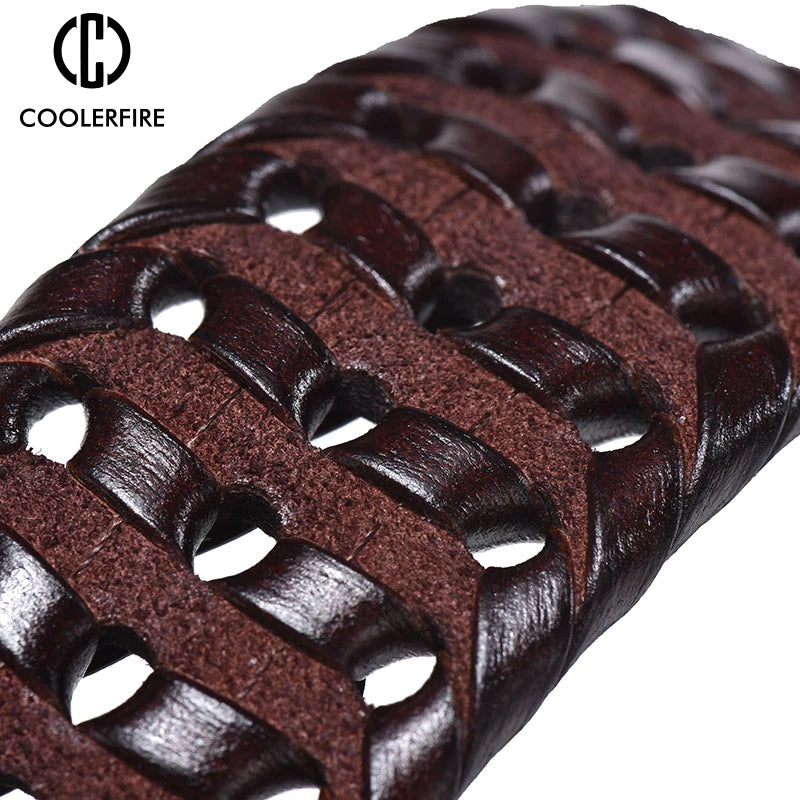 Genuine Leather Braided Belts