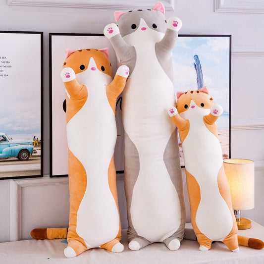 Cute Soft Long Cat Stuffed  Pillow