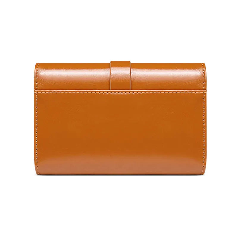 Leather Wallets Short Clutch