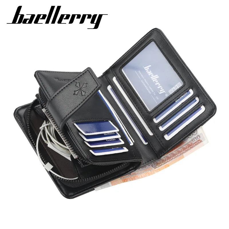 New Business Zipper Men Wallets