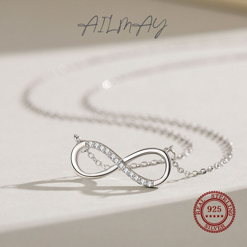 925  Silver Infinity Pendant Necklace