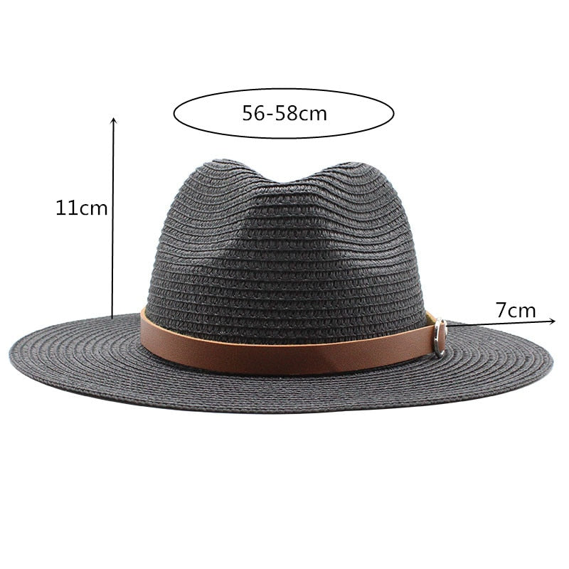 Straw Beach Casual Panama Hat