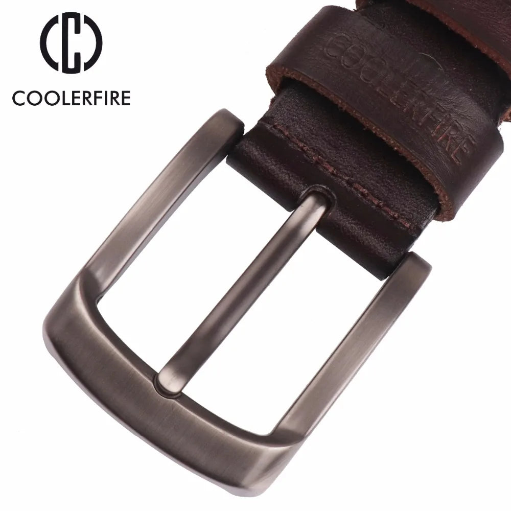 CCOOLERFIRE Pin Buckle Leather Belts