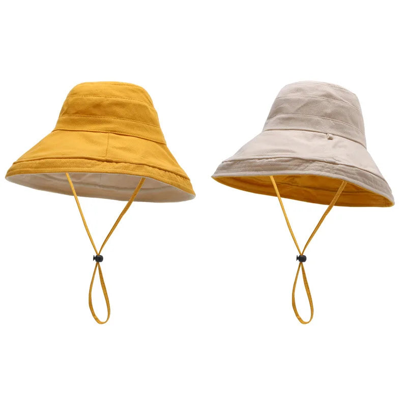 Korean Kids Bucket Hat Double Sided