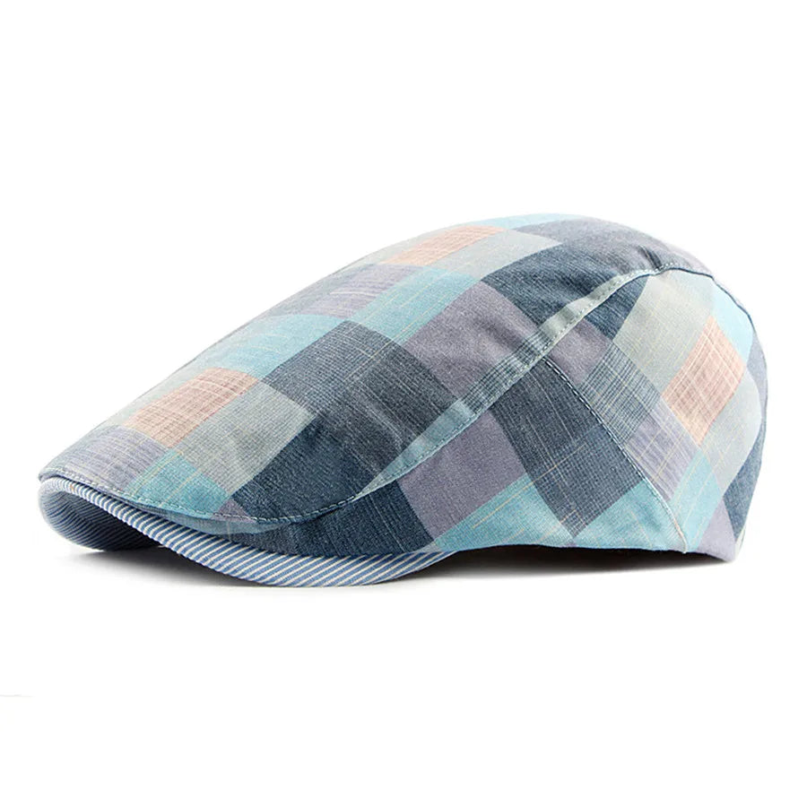 Classic Englad Style Plaid Berets Caps