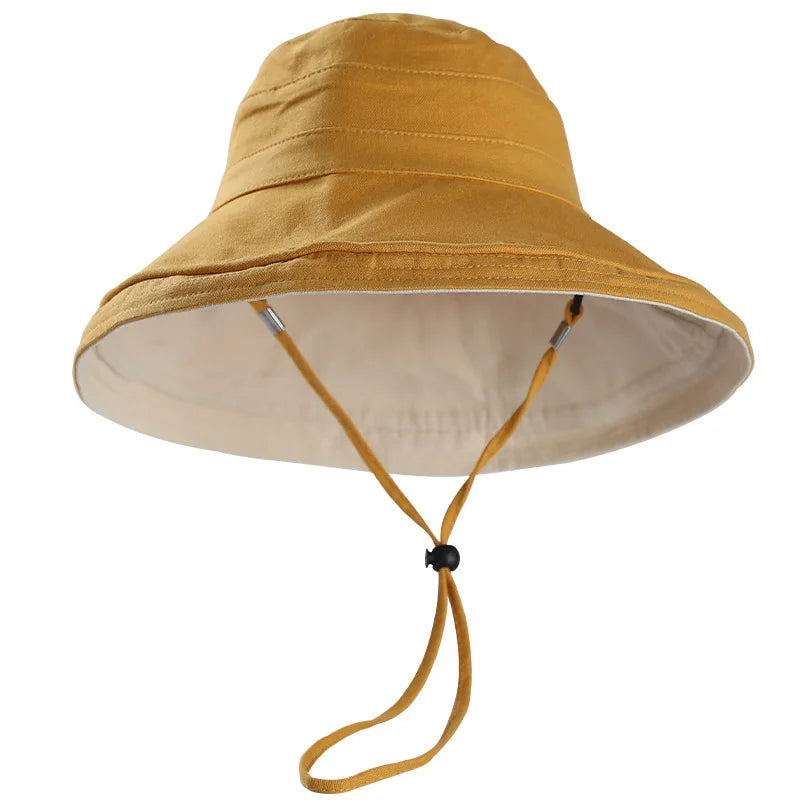 Korean Kids Bucket Hat Double Sided