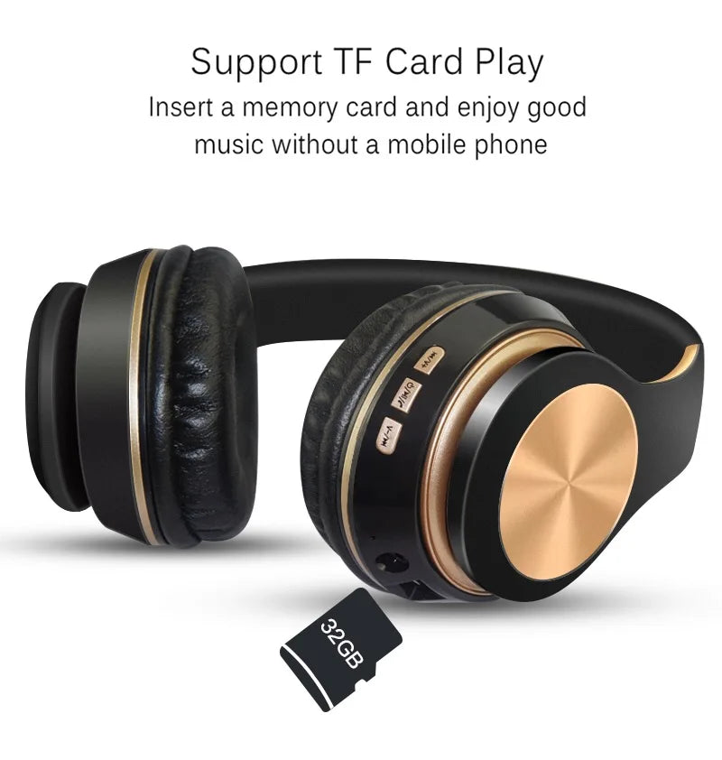 5.0 Gaming T5 Music Foldable Headphones