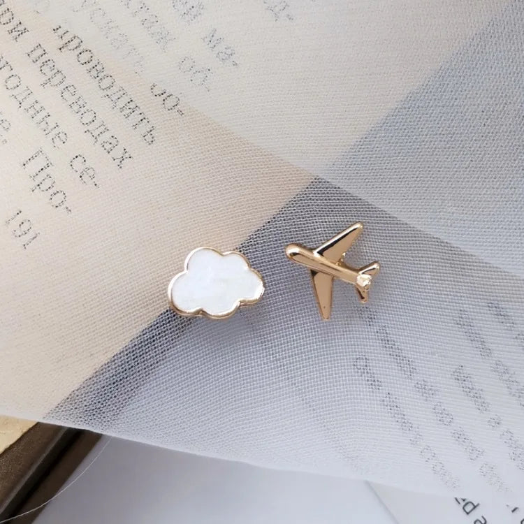 Cloud Sweet Small Plane Korean Earings