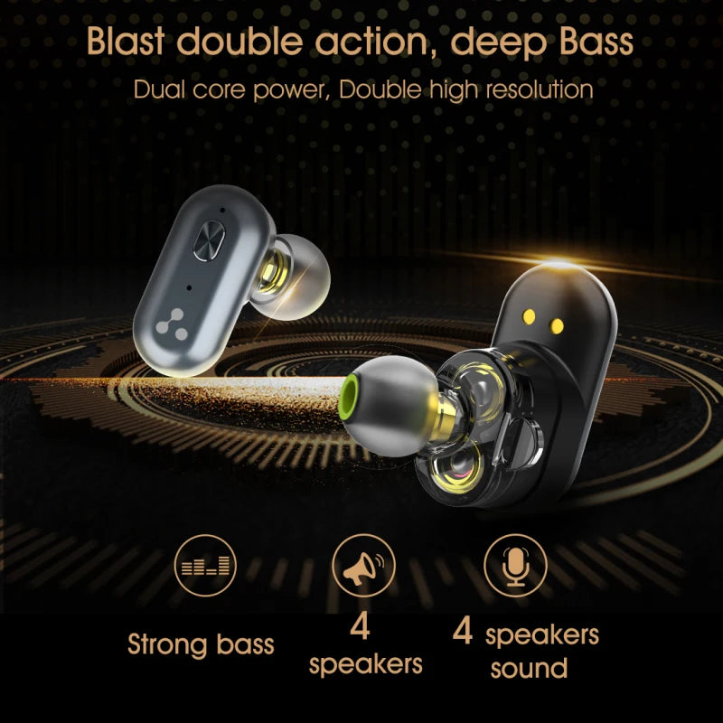 SYLLABLE S101 QCC3020 chip bass earphones