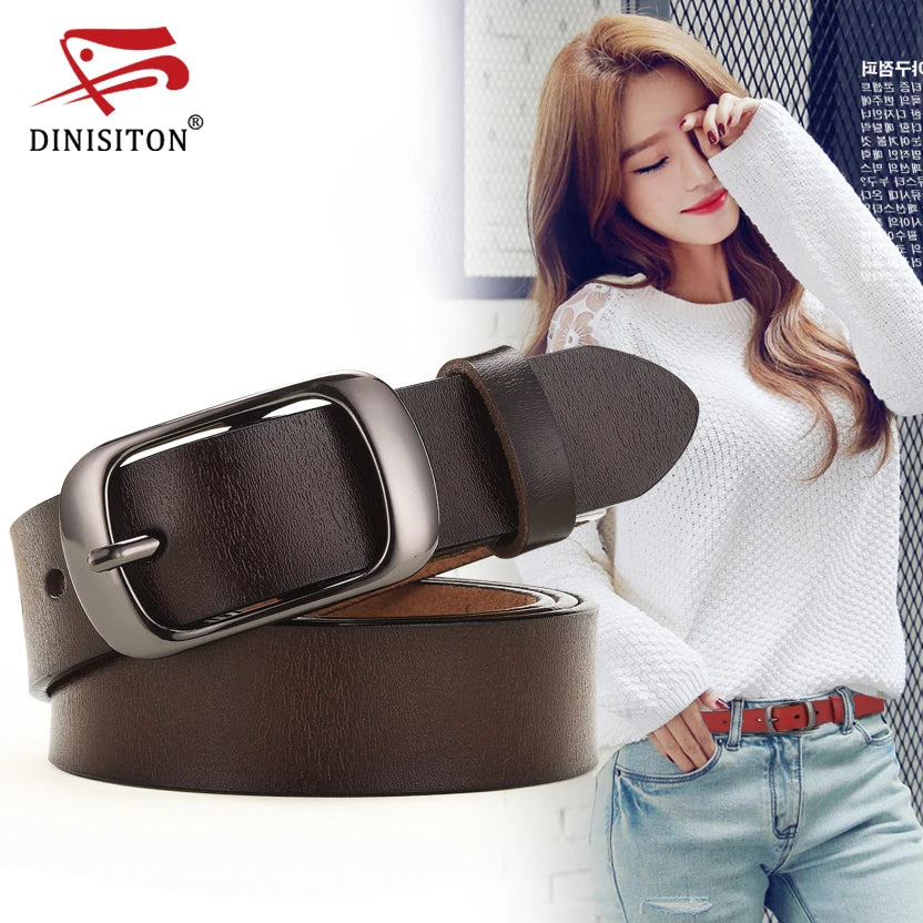 DINISITON Leather Casual Adjustable Belts