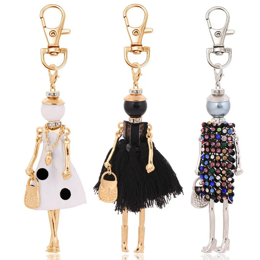 statement fashion women keychain