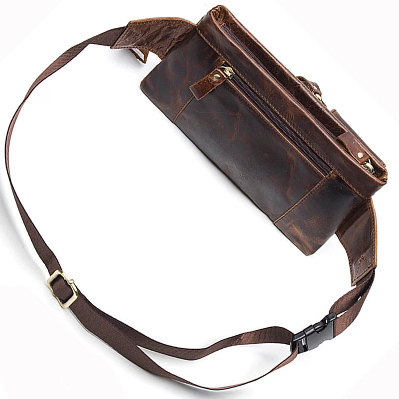 WESTAL Genuine Leather Waist Bags