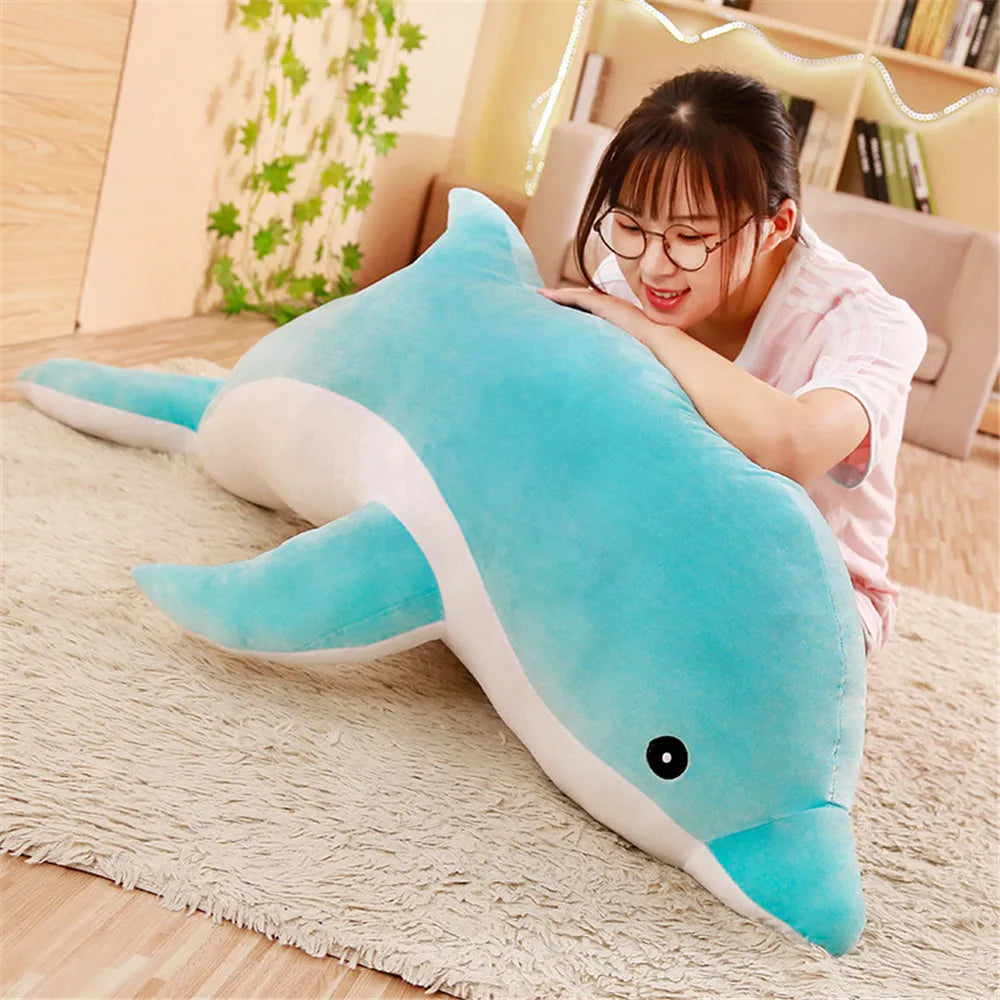 Dolphin Down Cotton Animal Pillow