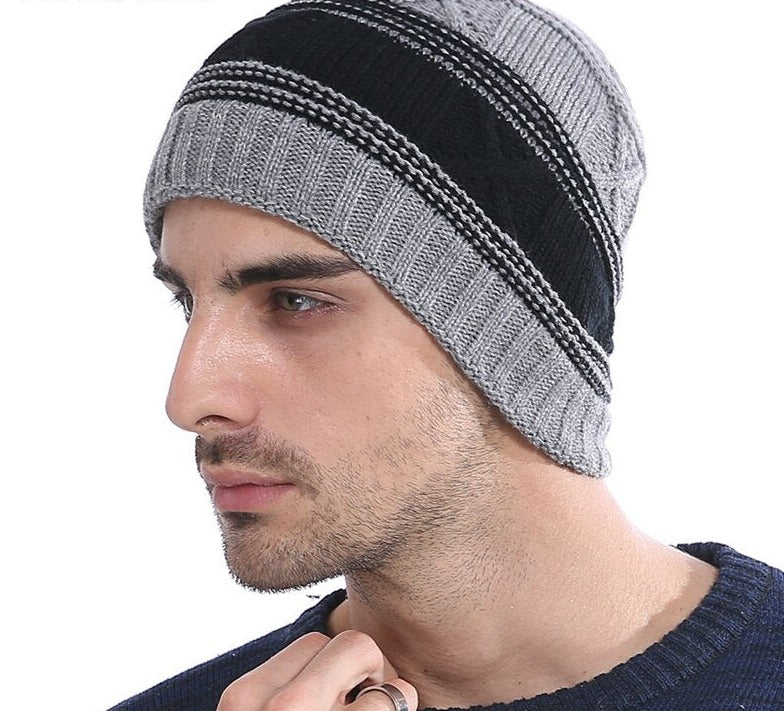 Winter Beanies Knitted Bonnet Warm Fur