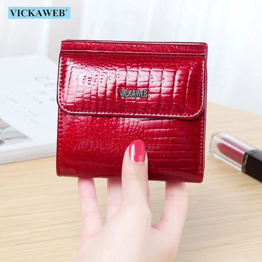 VICKAWEB Mini Leather Wallets