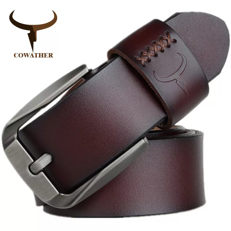 Vintage style pin buckle  leather belts