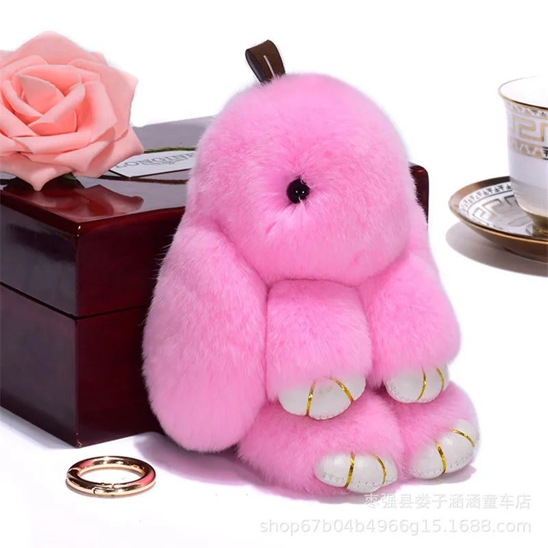 kawaii Plush Keychain Cute Easter Bunny