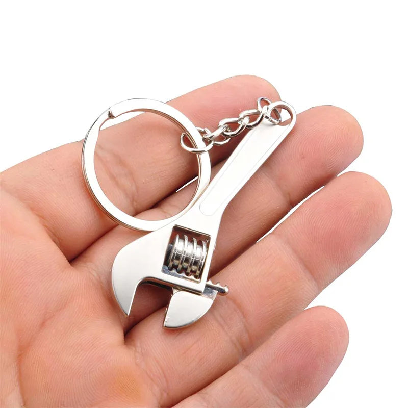 Small opening mobile activity wrench keychain