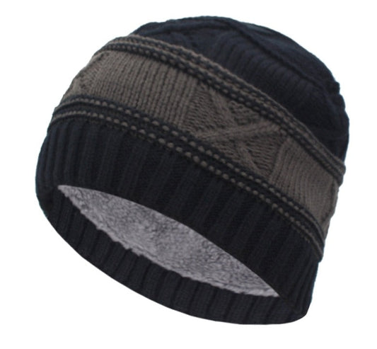 Winter Beanies Knitted Bonnet Warm Fur