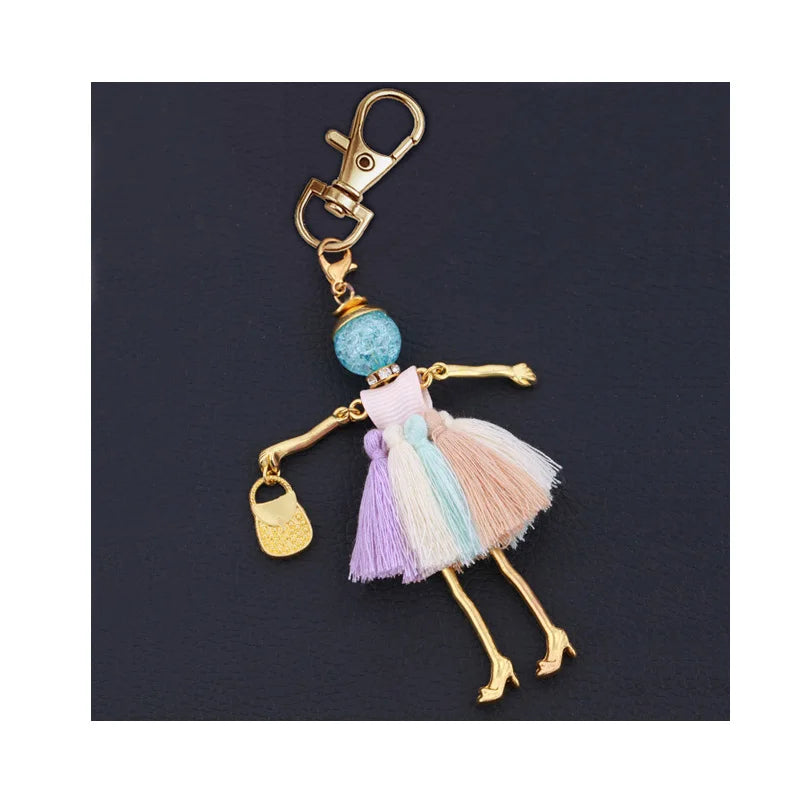 statement fashion women keychain