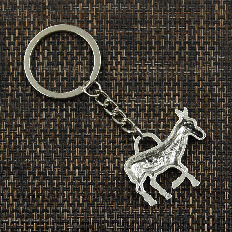 Key Ring Metal - Donkey Pendant