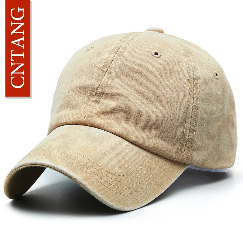 Casual Cotton Baseball Snapback Cap