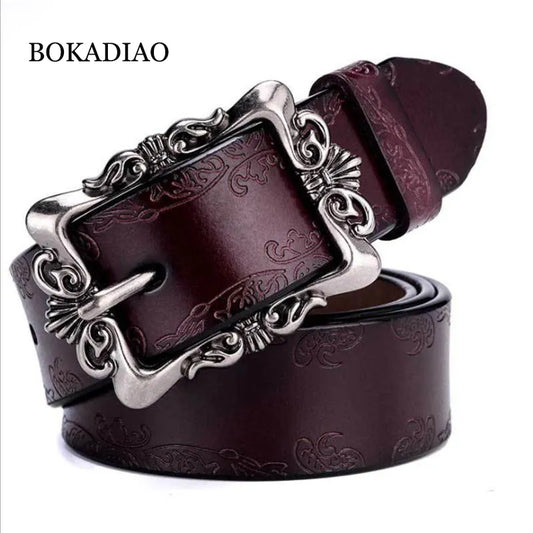 BOKADIAO Leather Punk Luxury Belts