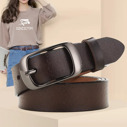 DINISITON Leather Casual Adjustable Belts