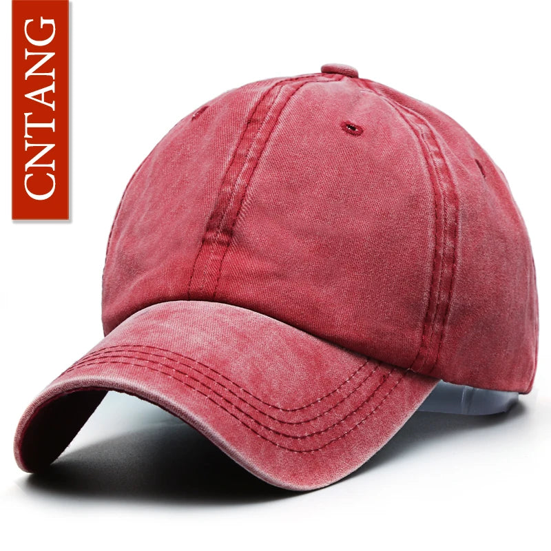 Casual Cotton Baseball Snapback Cap