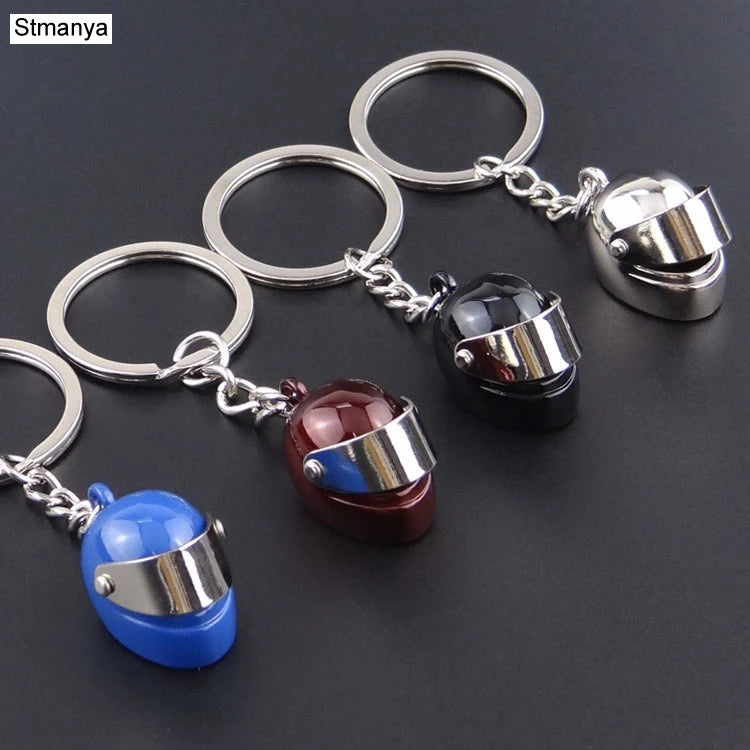 Motorcycle Helmet Key Chain