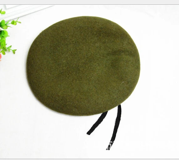 Unisex Breathable Pure Wool Beret Hats